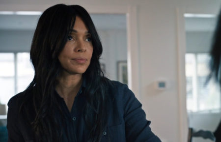 Tamara Taylor as Angela in Law & Order Organized Crime