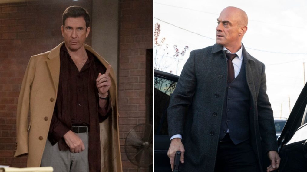 Dylan McDermott as Richard Wheatley, Christopher Meloni as Elliot Stabler in Law & Order Organized Crime