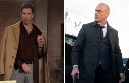 Dylan McDermott as Richard Wheatley, Christopher Meloni as Elliot Stabler in Law & Order Organized Crime