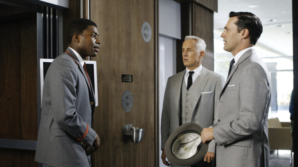 Mad Men - La Monde Byde, John Slattery, and Jon Hamm