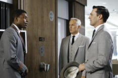 Mad Men - La Monde Byde, John Slattery, and Jon Hamm