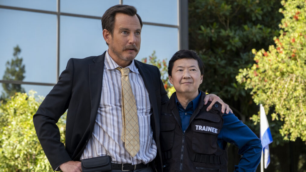 'Murderville,' Netflix, Will Arnett as Terry Seattle, Ken Jeong