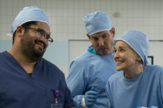 Josh Banday as Dr. Will Gonzalez, Will Arnett as Terry Seattle, Sharon Stone in Murderville