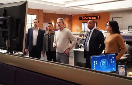 Sean Murray, Wilmer Valderrama, Gary Cole, Rocky Carroll, Katrina Law in NCIS