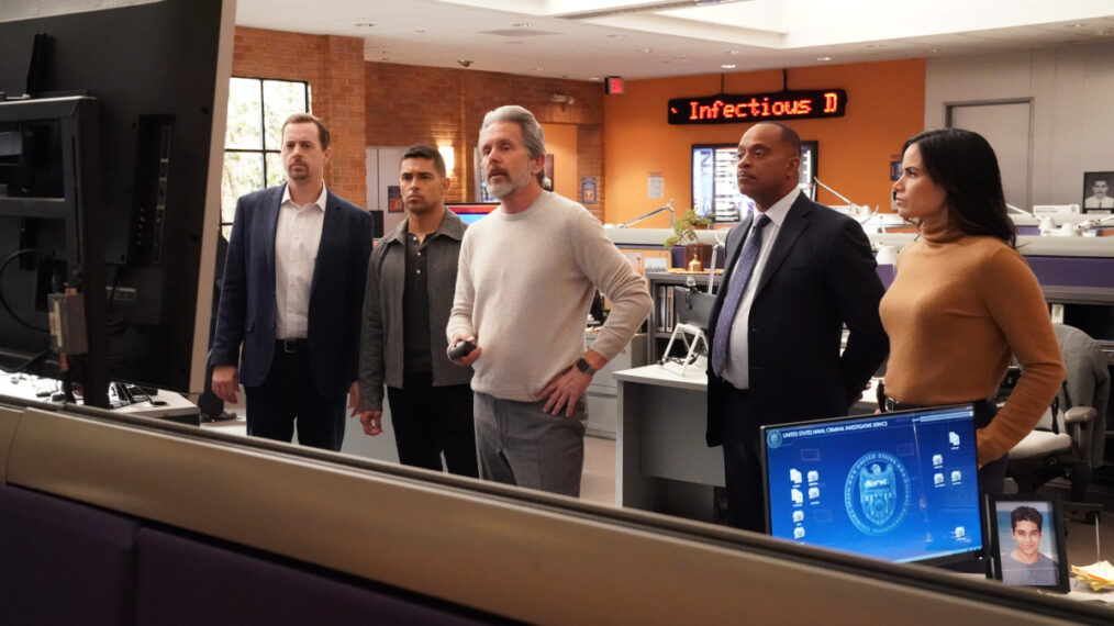 Sean Murray, Wilmer Valderrama, Gary Cole, Rocky Carroll, Katrina Law in NCIS