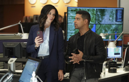 Katrina Law as Jessica Knight, Wilmer Valdrerrama as Nick Torres in NCIS