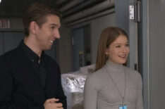 Connor Marx as Ben, Genevieve Angelson as Dr. Mia Castries in New Amsterdam - Season 4 - 'The Crossover'