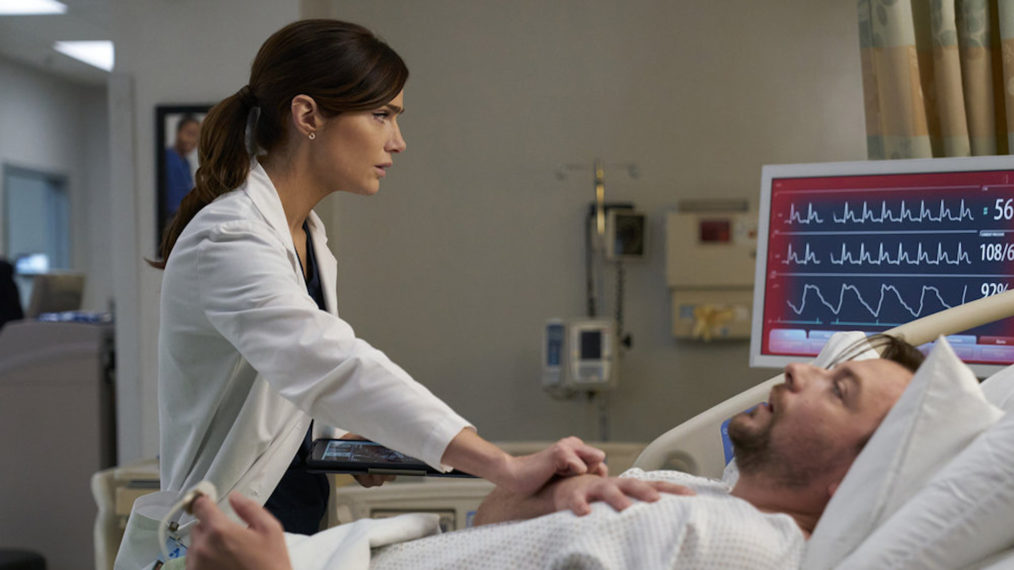 Janet Montgomery as Dr. Lauren Bloom, Patrick Murney as Nicholas 