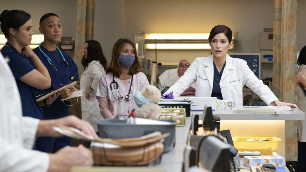 Janet Montgomery as Dr. Lauren Bloom in New Amsterdam