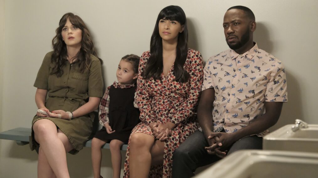 New Girl - Zooey Deschanel, Hannah Simone, and Lamorne Morris