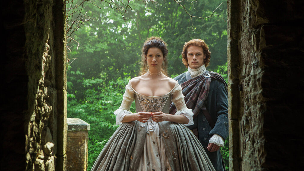 Outlander Season 1 Caitriona Balfe Sam Heughan