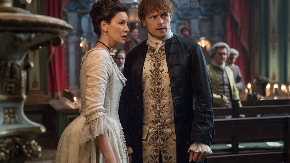 Outlander Season 4 Caitriona Balfe and Sam Heughan