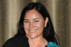 Diana Gabaldon poses backstage at the Academy Of Science Fiction, Fantasy & Horror Films' 44th Annual Saturn Awards