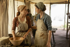 Outlander, Season 5 - Sophie Skelton and Caitriona Balfe