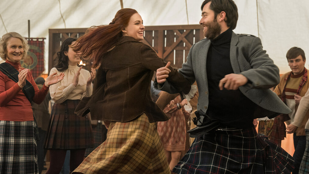 Outlander Season 4 Sophie Skelton and Richard Rankin