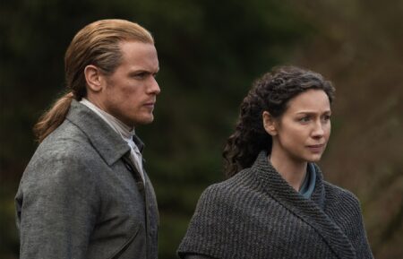 Outlander Season 6 Sam Heughan and Caitriona Balfe