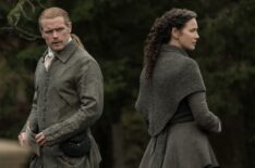 Outlander, Season 6 - Sam Heughan and Caitriona Balfe