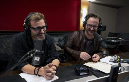 Rob Benedict and Richard Speight Jr. podcasting