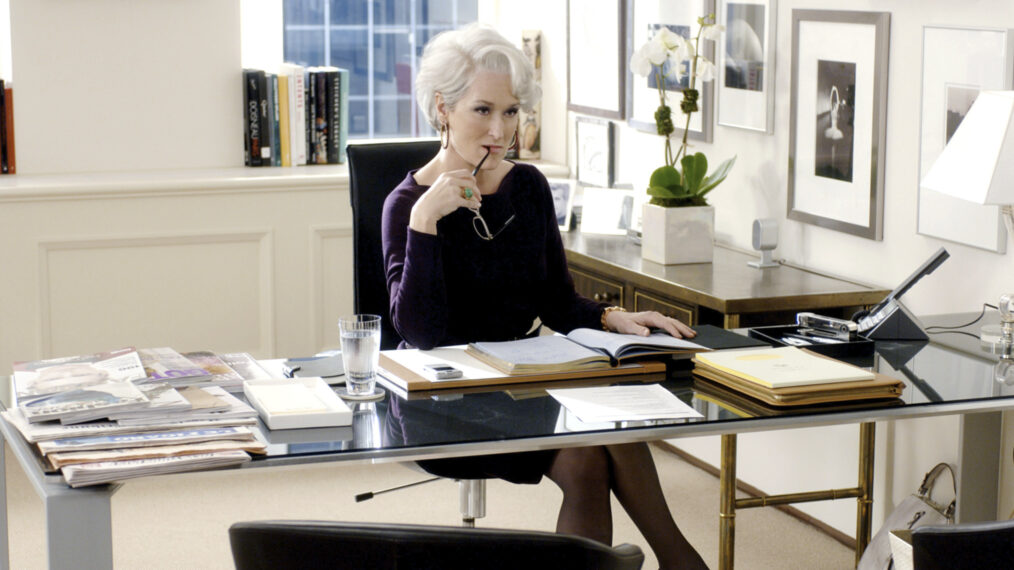 Meryl Streep as Miranda Priestly in The Devil Wears Prada