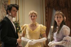 The Gilded Age - Season 1 - Harry Richardson, Louisa Jacobson, and Taissa Farmiga