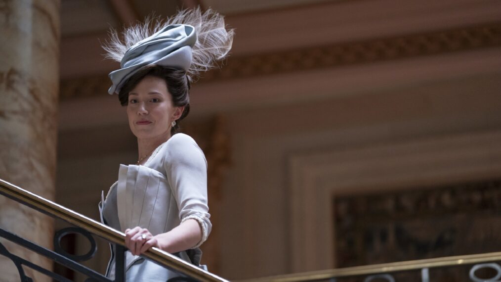 Carrie Coon as Bertha Russell in 'The Gilded Age'