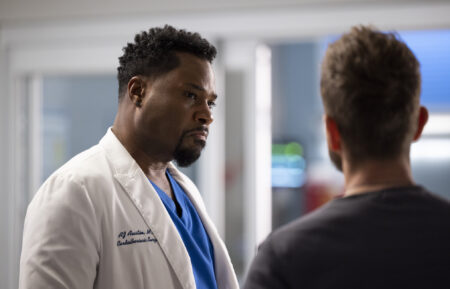 Malcolm-Jamal Warner as AJ, Matt Czuchry as Conrad in The Resident