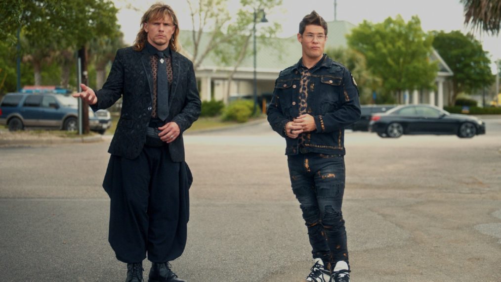 Tony Cavalero and Adam Devine in The Righteous Gemstones Season 2