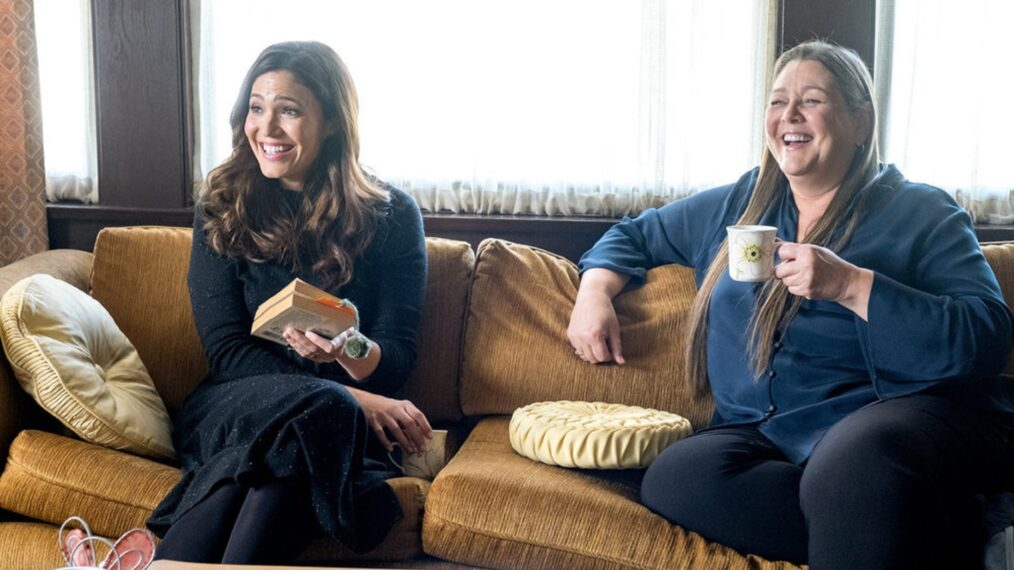 Mandy Moore as Rebecca, Camryn Manheim as Debby in This Is Us Season 6