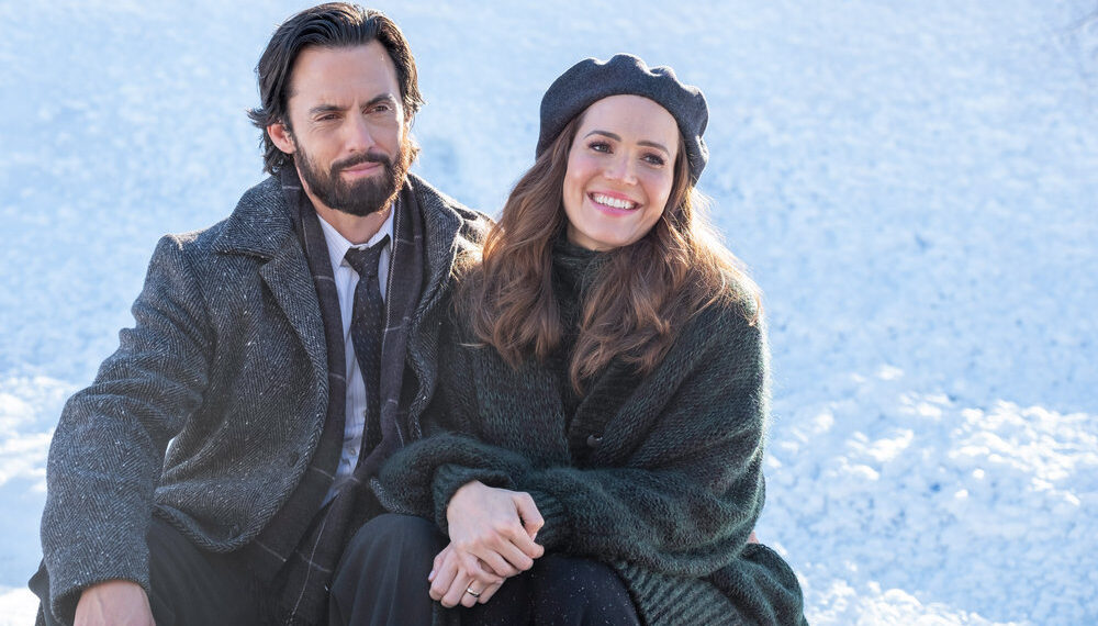 Milo Ventimiglia as Jack, Mandy Moore as Rebecca in This Is Us