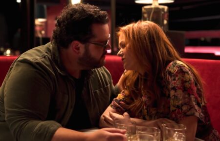 Josh Gad and Isla Fisher in Wolf Like Me