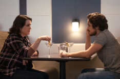 Melanie Lynskey as Shauna and Peter Gadiot as Adam in Yellowjackets - 'The Dollhouse'