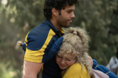 Steven Krueger as Ben Scott, Samantha Hanratty as Teen Misty in Yellowjackets