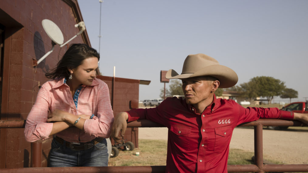 Kathryn Kelly as Emily, Jefferson White as Jimmy in Yellowstone