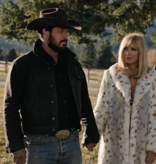 Cole Hauser as Rip, Kelly Reilly as Beth in Yellowstone