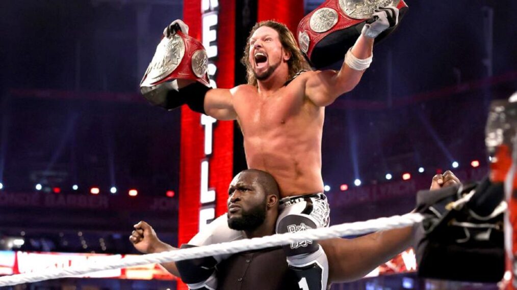 AJ Styles and Omos