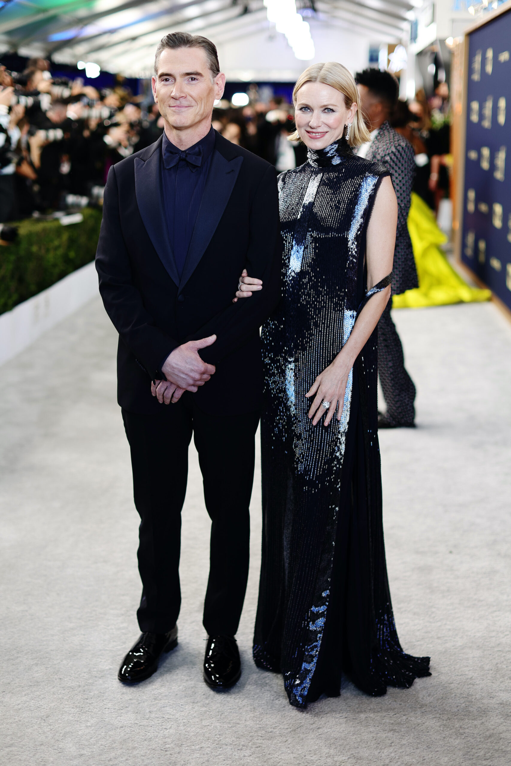 Billy Crudup and Naomi Watts attend the 28th Screen Actors Guild Awards