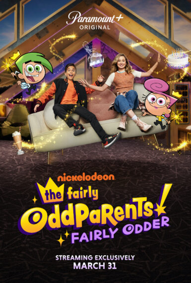 Tyler Wladis and Audrey Grace Marshall in 'The Fairly OddParents: Fairly Odder' poster for Paramount+