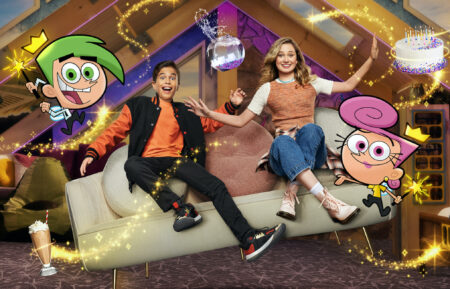 Tyler Wladis and Audrey Grace Marshall in 'The Fairly OddParents: Fairly Odder' poster for Paramount+