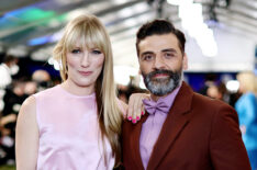 Elvira Lind and Oscar Isaac at the 28th Screen Actors Guild Awards