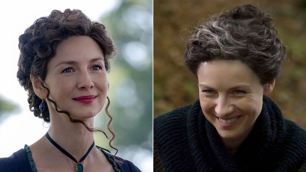 Caitriona Balfe as Claire Fraser on Outlander