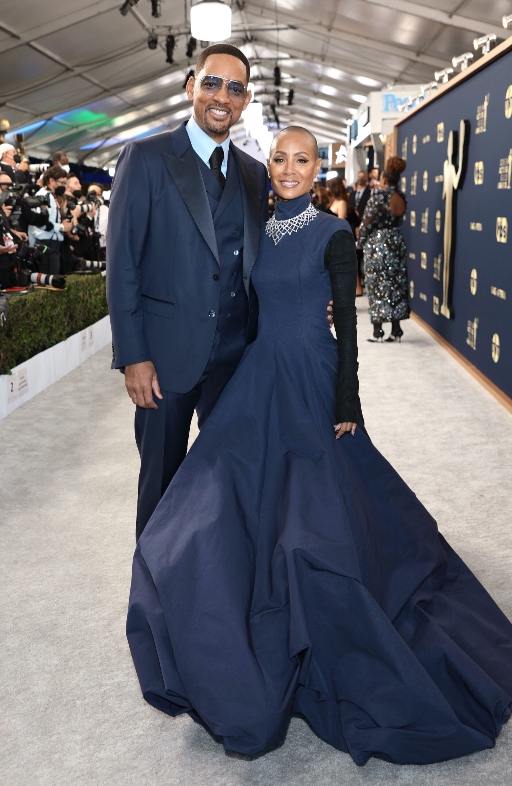 Will Smith and Jada Pinkett Smith attend the 28th Screen Actors Guild Awards