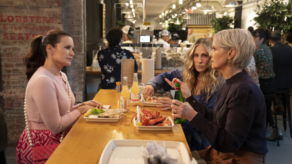 Kristin Davis, Sarah Jessica Parker, Cynthia Nixon in And Just Like That