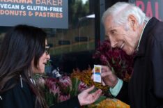 Pamela Adlon as Sam Fox and Marty Krofft as Himself in Better Things