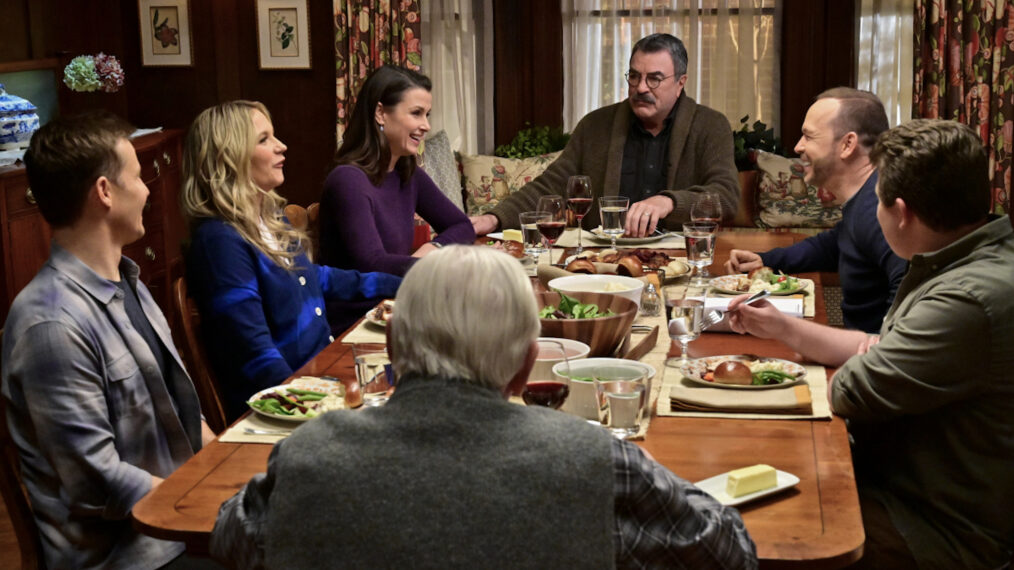 Will Estes, Vanessa Ray, Bridget Moynahan, Tom Selleck, Donnie Wahlberg in Blue Bloods
