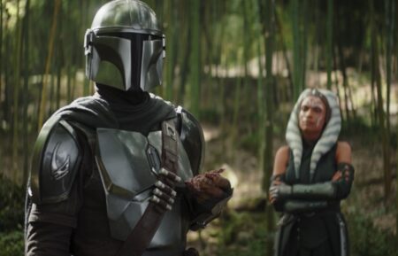 the book of boba fett season 1 episode 6, rosario dawson as ahsoka tano, pedro pascal as din djarin