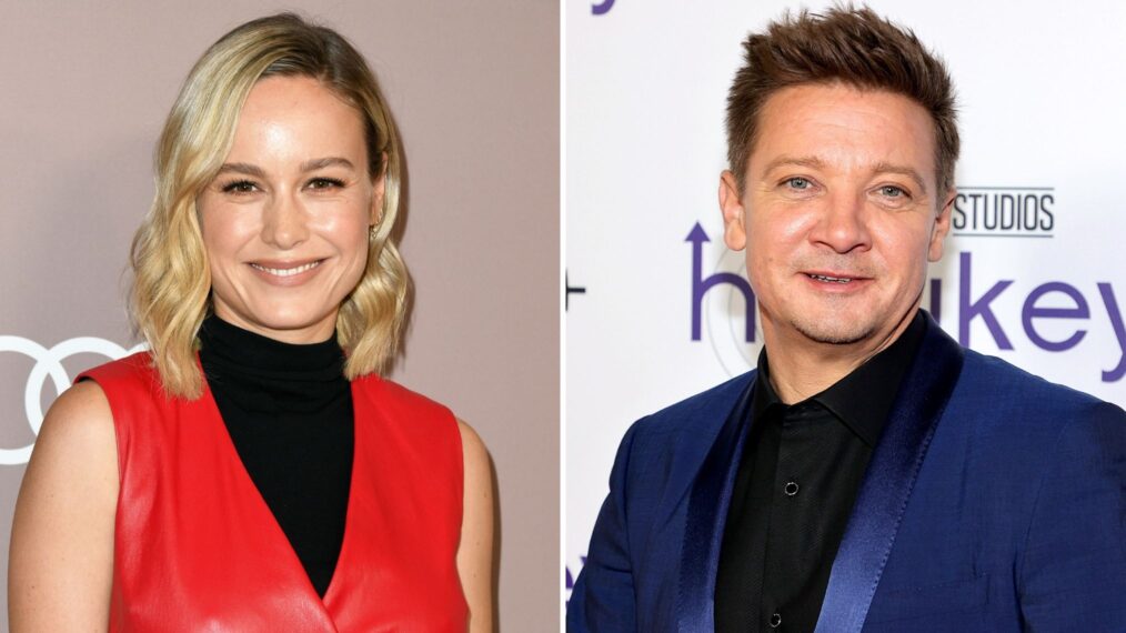 Brie Larson and Jeremy Renner