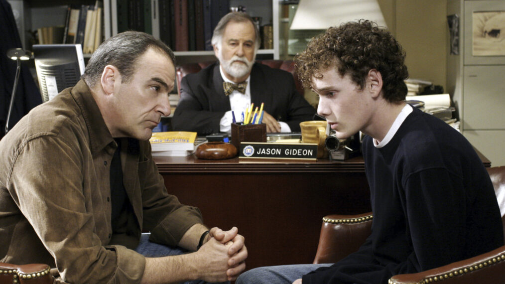 Criminal Minds - Mandy Patinkin and Anton Yelchin