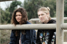 Zendaya and Hunter Schafer in Euphoria