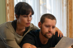 Heida Reed as Jamie Kellett, Luke Kleintank as Scott Forrester in FBI International