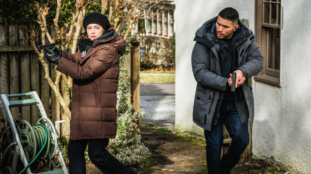 Alexa Davalos as Kristin Gaines, Miguel Gomez as Ivan Ortiz in FBI Most Wanted